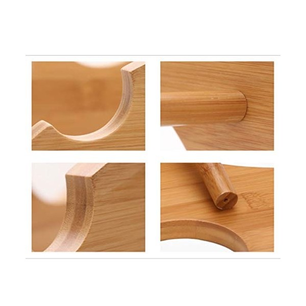 Casier à vin Casier à vin créatif autoportant 6 bouteilles de pour la décoration du salon Bar Support de bouteille de vin Pré