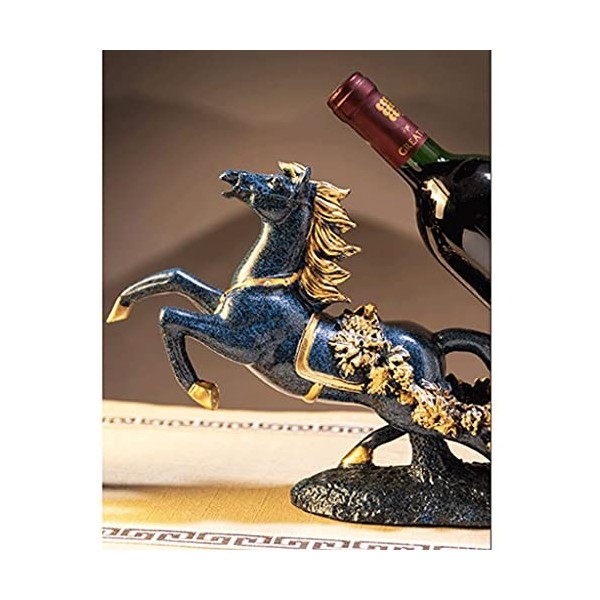 Casier à vin Casier à vin rouge sur pied en résine, casier à vin rouge sur pied de style chinois, adapté aux bouteilles de vi