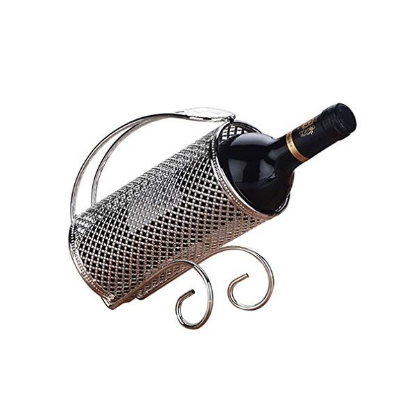 Casier à vin en Fer créatif, Porte-Bouteille de vin Unique, décoration rétro pour la décoration de la Maison Taille: 21 * 9.