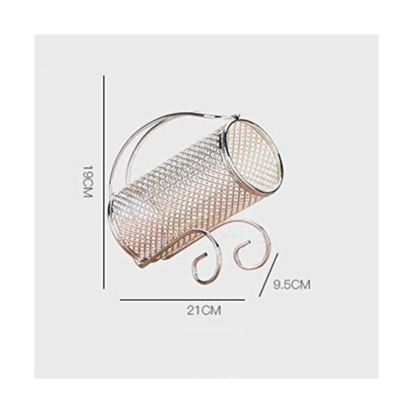 Casier à vin en Fer créatif, Porte-Bouteille de vin Unique, décoration rétro pour la décoration de la Maison Taille: 21 * 9.