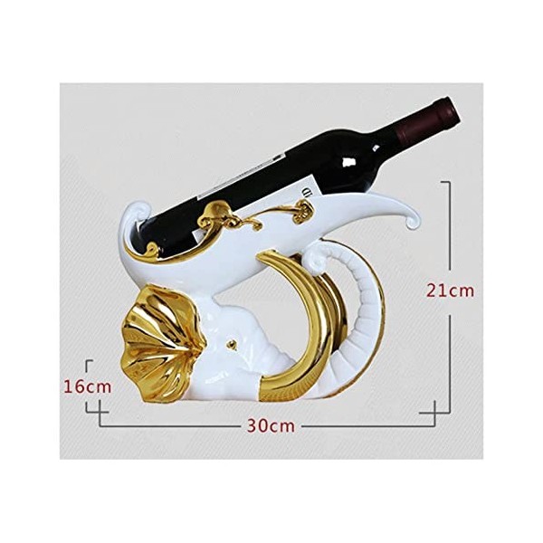 GaRcan Casier à vin Casier à vin de Comptoir - Support à vin pour Le Stockage du vin Petit Casier à vin Décoration déléphant