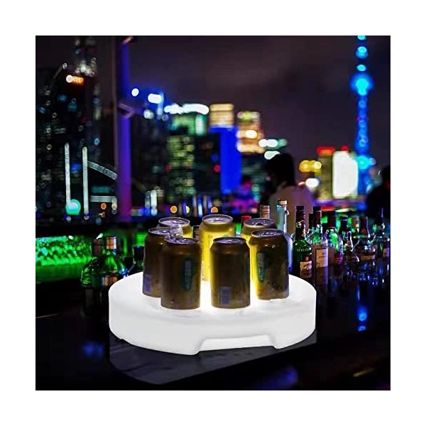 Présentoir à vin de bar, présentoir à bouteilles de vin, présentoir à bouteilles à LED, présentoir lumineux à LED, casier à v