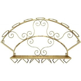 Casier à vin, casier à vin à lenvers, décoration de Bar en Fer forgé, présentoir Mural créatif, Rangement de casier à vin