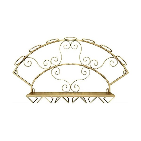 Casier à vin, casier à vin à lenvers, décoration de Bar en Fer forgé, présentoir Mural créatif, Rangement de casier à vin