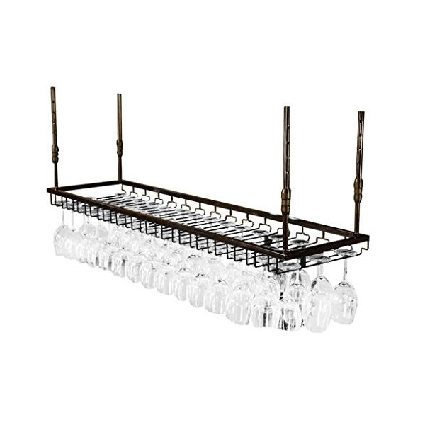 Casier à vin, support à vin en métal mural en fer forgé rétro, casier à bouteilles de vin, bar artisanal, comptoir suspendu, 