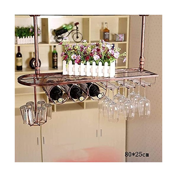 Boxbit Support À Vin Étagère À Vin Casiers À Vin Casier À Verre À Vin Casier À Vin Suspendu pour La Décoration De Bar De Salo