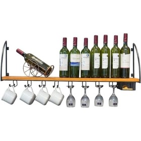 AARONG Casier à vin autoportant Armoires Porte-vin Mural Casier à vin Mural | Support en Verre | Magasin de Stockage en liège