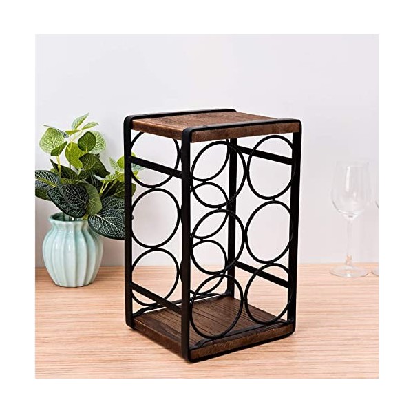 PRUJOY Casier à vin de comptoir, Petit casier à vin, casier à vin autoportant, Cuisine Domestique, Armoire à vin Portable, Mi