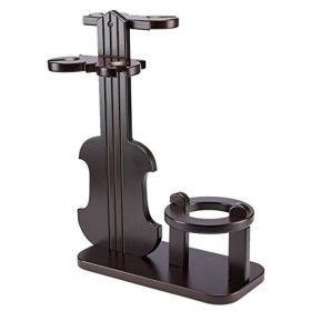 ELzEy Casier à vin sur Pied en MDF, Support à vin créatif pour Guitare, Support de Verre à vin Suspendu, Support de Bar, prés