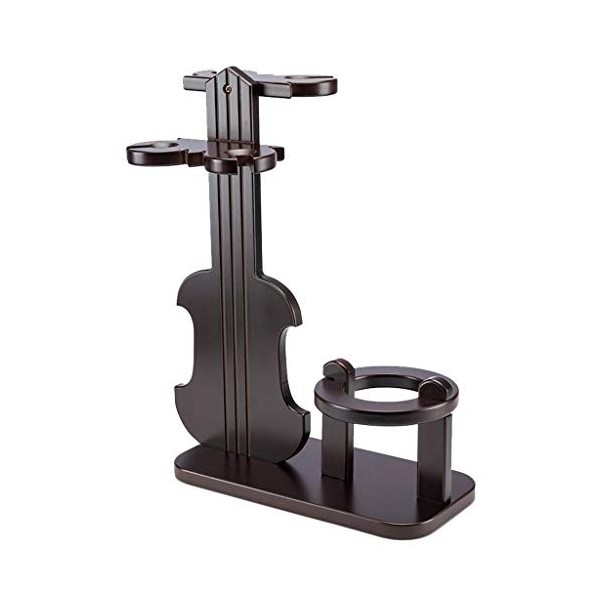 ELzEy Casier à vin sur Pied en MDF, Support à vin créatif pour Guitare, Support de Verre à vin Suspendu, Support de Bar, prés