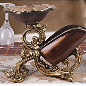 Casier à vin sur pied Casier à vin de style rétro américain Gobelet Casier à vin multifonctionnel adapté à la décoration de l