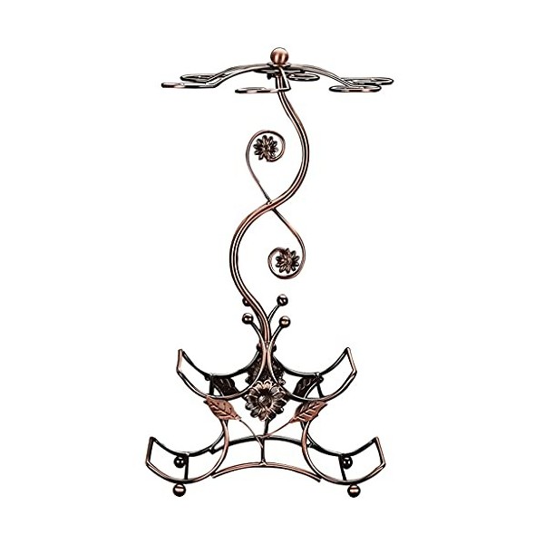 Casier à vin sur pied Cintre de casier à vin suspendu Verres à vin Casier à vin de style européen adapté à la décoration de l