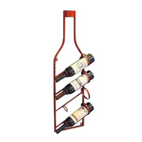 ELzEy Casier à vin en Fer fixé au Mur et sous larmoire Supports de Stockage de vin Organisation et Rangement de Cuisine Ense