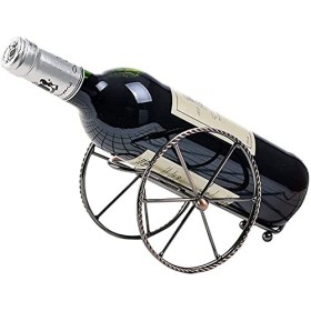 ELzEy Casier à vin Fait Main en métal de Type Canon rétro/Ornements/décorations Cuisines Salon,B Full Moon