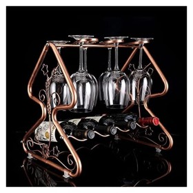 PUCHEN Casier à vin casier à vin Ornements darbre de noël Support de Tasse de vin Rouge Suspendu à lenvers Support de Verre