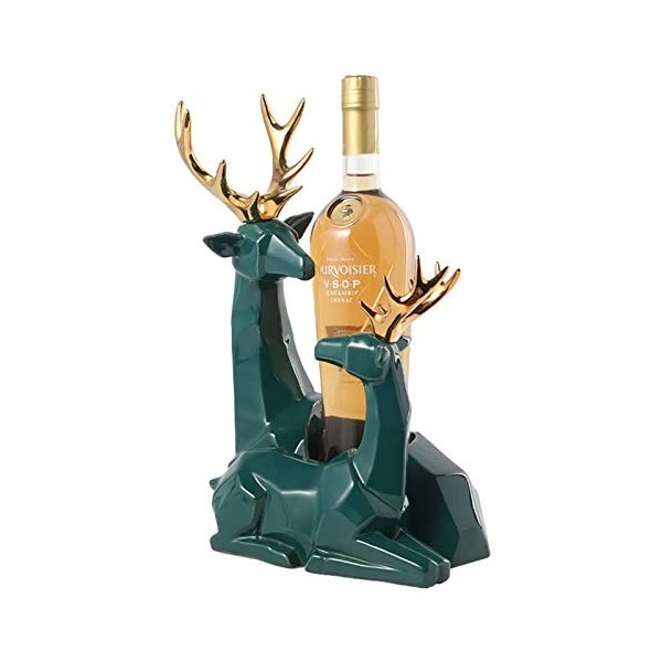 ELzEy Casier à vin sur Pied léger de Luxe en Forme délan - Décoration créative pour la Maison, Le Salon, larmoire à vin, Pe