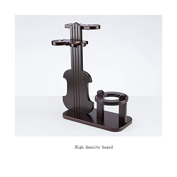 Casier à vin Support en verre de casier à vin en bois massif européen sur pied pour étagère à vin daffichage de salon peut 