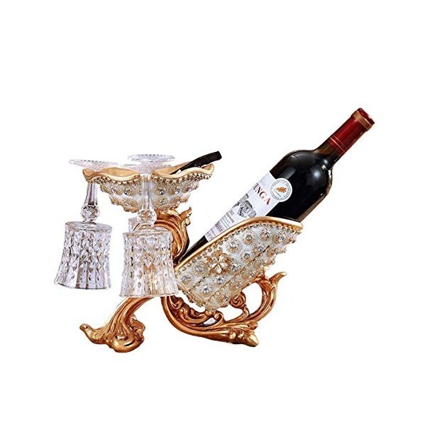 Casier à vin Casier à vin multifonctionnel sur pied Casier à verres à vin à clous de diamant Salon Armoire à vin sur pied pou