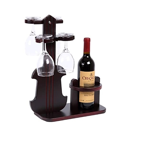 Casier à vin Casier à vin sur Pied à lenvers Porte-Verre à Bouteille de vin Style européen Peut être utilisé comme décoratio