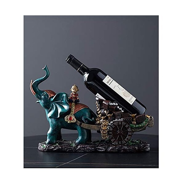 Casier à vin sur Pied - Casier à vin en résine - Armoire à vin - Présentoir créatif européen pour la décoration de la Maison 