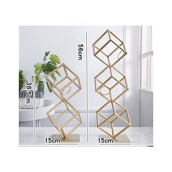 Casier à vin de Table en métal pour décoration de Salon, Armoire à vin, modèle de Chambre, Bar, casier à Alcool Couleur : Or