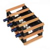 Casier à vin Casier à vin modulaire sur pied pour 12 bouteilles en bois de hêtre - Très robuste et durera longtemps - Pratiqu