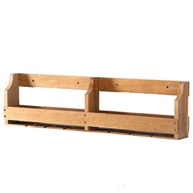 Casier à vin sur Pied Moderne et Minimaliste, Support de Rangement en Bois Massif, étagère Murale à lenvers, présentoir de B