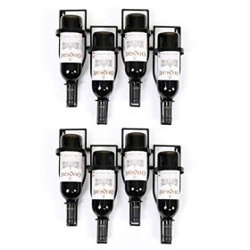 ELzEy Casier à vin sur Pied Vintage Industriel casier à vin LOFT à lenvers pour Bar casier à vin Mural en Fer rétro étagère 