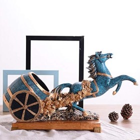 ELzEy Creative Rétro Résine Casier À Vin Comptoir Unique Porte-Bouteille De Vin Salon Bureau Restaurant Hôtel Décoration Tai