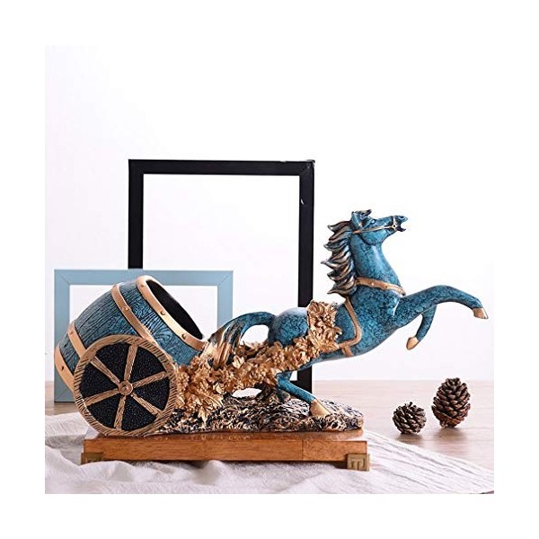 ELzEy Creative Rétro Résine Casier À Vin Comptoir Unique Porte-Bouteille De Vin Salon Bureau Restaurant Hôtel Décoration Tai