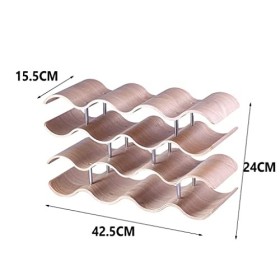 LEVINE Casier à vin Rouge, casier à vin Rouge, casier à vin, casier à vin en Bois/casier à Raisin Domestique, Armoire à vin/B