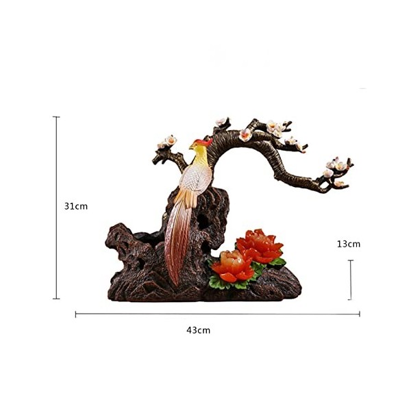 Casier à vin Porte-Bouteille de Table Paon casier à vin Armoire à vin Salon Artisanat décoration Pendaison de crémaillère Nou