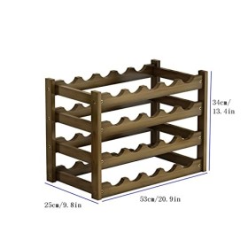 MOOWI Wine Cabinet Armoire à vin casier à vin décoration Maison Stockage casier à vin Bar casier à vin Rouge Wine Cabinet