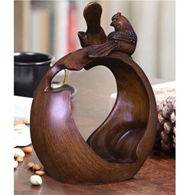 CULPRT Décoration de Casier À Vin Moderne Armoire À Télévision de Salon Moderne Décoration de Vins Décoration Oiseau Ménage d