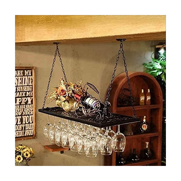 Boxbit Stockage De Vin Support De Verre À Vin Support De Verre À Vin Vintage Support De Verre À Vin En Fer Forgé Casier À Vin