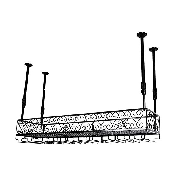 AARONG Casier à vin autoportant Armoires Porte-vin Mural Casier à vin Suspendu avec Support en Verre et étagère, casier à Ver