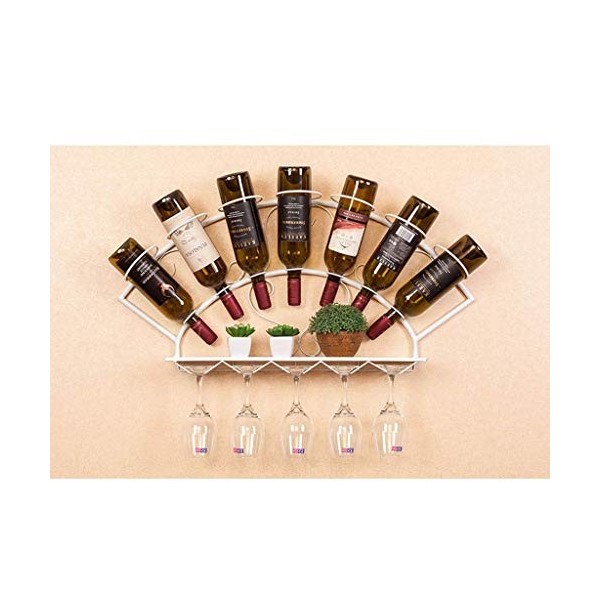 Casier à vin, casier à vin européen créatif en fer forgé | Support mural à suspendre pour salon, salle à manger, support à go