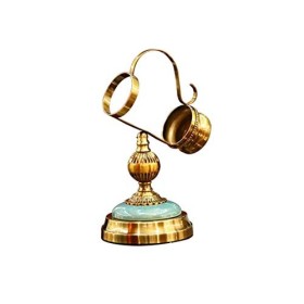 ELzEy Casier à vin sur Pied en céramique plaqué cuivre, décoration darmoire Murale, Insertion Oblique, Porte-Bouteille de vi