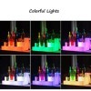LoJax LED casier à vin Acrylique coloré télécommande lumière Liqueur Bouteille présentoir Maison Bar Barman Gradation présent