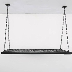 DEUYO Casier à vin en Fer forgé en Fer de Barre européenne, casier à vin inversé Porte-gobelet en Verre de vin Rouge tenture 