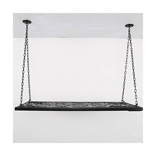 DEUYO Casier à vin en Fer forgé en Fer de Barre européenne, casier à vin inversé Porte-gobelet en Verre de vin Rouge tenture 