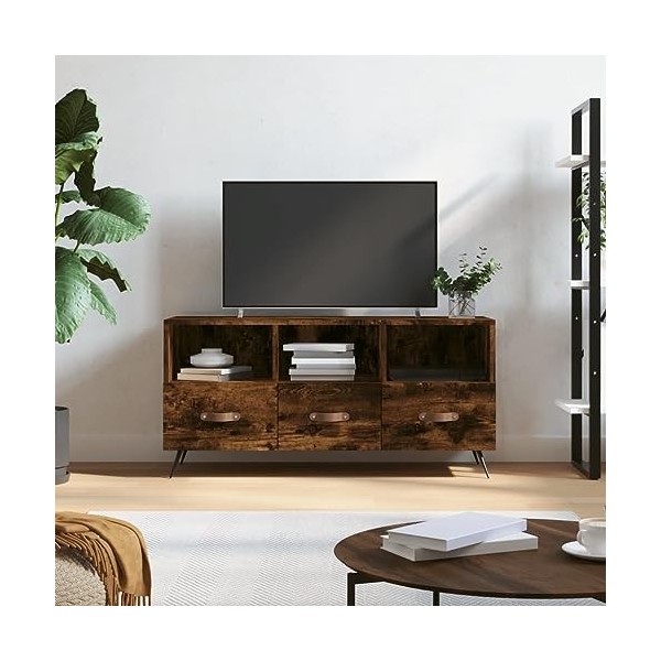 Meuble TV,Meuble TV Bas Table TV Support de Télévision en Bois pour Salon Chambre Salle à Manger,Support pour Téléviseur Jusq