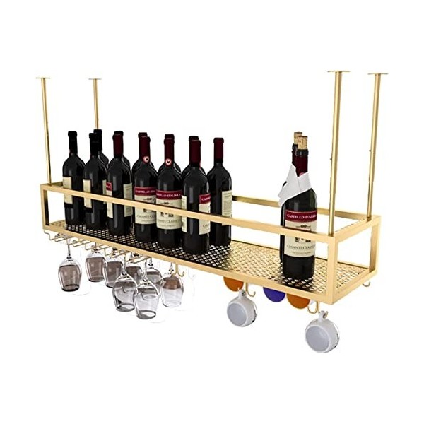 AARONG Casier à vin autoportant Armoires Porte-vin Mural Casier à vin Mural - Casier à vin Casier à vin au Plafond, Bar Avant