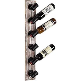 Casier à vin, Bouteille inclinée Murale Moderne en Bois, Peut Stocker 6 Bouteilles de Cuisine et de Bar de Restaurant, décora