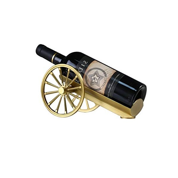 ELzEy Casier à vin sur Pied Moderne en cuivre Pur, Armoire à vin, Salon et comptoir de Cuisine, décoration Artistique, casier