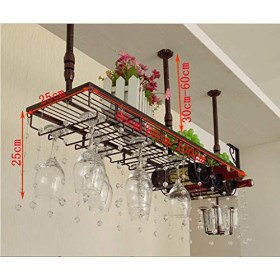 PJQUEKAIPJ Casier À Vin Accueil Support Rouge Restaurant S, Bar Européen Support À Verre À Vin Ornements Suspendus Support Mi