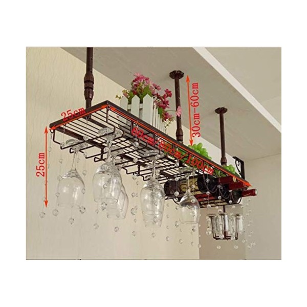 PJQUEKAIPJ Casier À Vin Accueil Support Rouge Restaurant S, Bar Européen Support À Verre À Vin Ornements Suspendus Support Mi