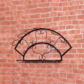 Casier à vin Application de décoration murale Casier à vin mural en métal Support à suspendre pour verres à vin en fer europé