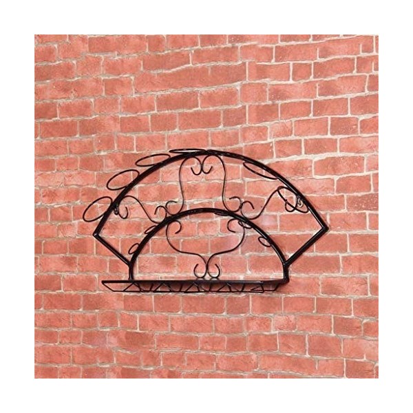 Casier à vin Application de décoration murale Casier à vin mural en métal Support à suspendre pour verres à vin en fer europé