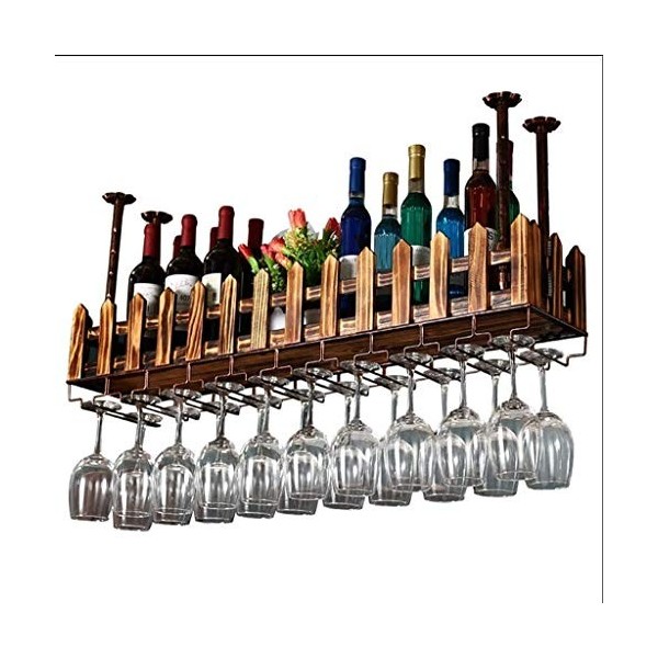 Casier à vin Casier à Verre à vin, étagère Porte-Verre à vin casier à Verre à vin casier à Verre à Champagne Facile à Install